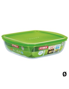 Rectangular Lunchbox with Lid Luminarc Keep'n Lagon 12 x 8,5 x 5,4 cm Turquoise 380 ml Glass (6 Units) | Tienda24 Tienda24.eu