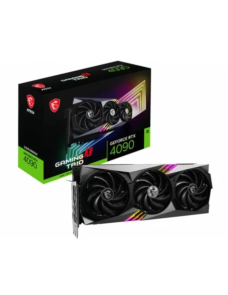 Graphics card MSI NVIDIA RTX 4090 GAMING X TRIO NVIDIA GeForce RTX 4090 24 GB GDDR6X | Tienda24 Tienda24.eu