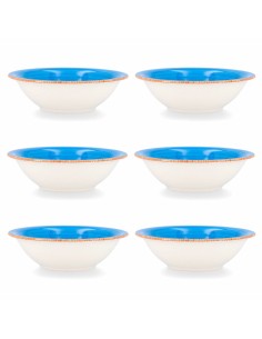 Ciotola Quid Vita Azzurro Ceramica 6 Unità (18 cm) da Quid, Ciotole e tazzoni - Ref: S2701950, Precio: 18,15 €, Descuento: %