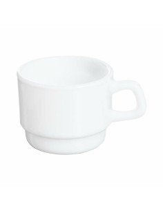 Chávena com Filtro para Infusões Home ESPRIT Branco Aço inoxidável Porcelana 360 ml | Tienda24 Tienda24.eu