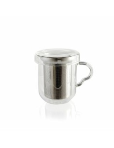 Juego de 6 Tazas de Café Versa Acebo Porcelana | Tienda24 Tienda24.eu