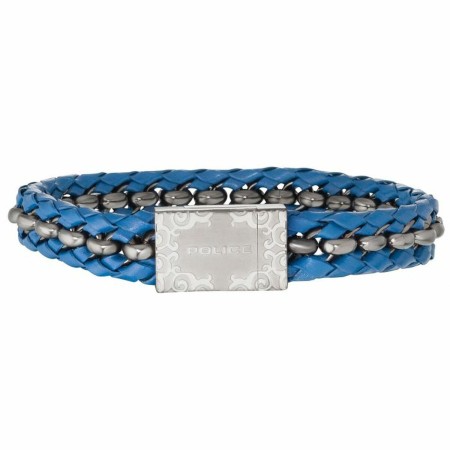 Pulsera Unisex Police PJ26053BLU.02-L 20 cm de Police, Pulseras - Ref: S0378332, Precio: 39,37 €, Descuento: %