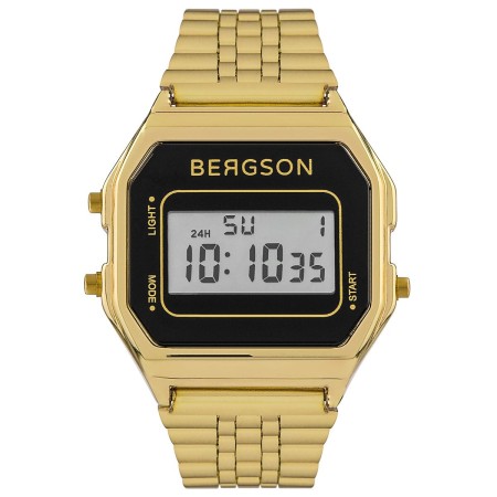 Orologio Unisex Bergson BGW8159U3 (Ø 34 mm) di Bergson, Orologi da polso - Rif: S0378357, Prezzo: 8,60 €, Sconto: %