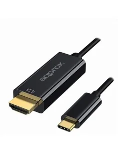 Cable HDMI Aisens A150-0425 Negro Negro/Gris 50 cm | Tienda24 Tienda24.eu