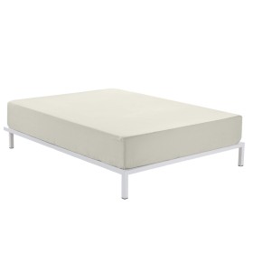 Sábana Bajera Ajustable Alexandra House Living Crema 135/140 x 200 cm de Alexandra House Living, Sábanas y fundas de almohada...