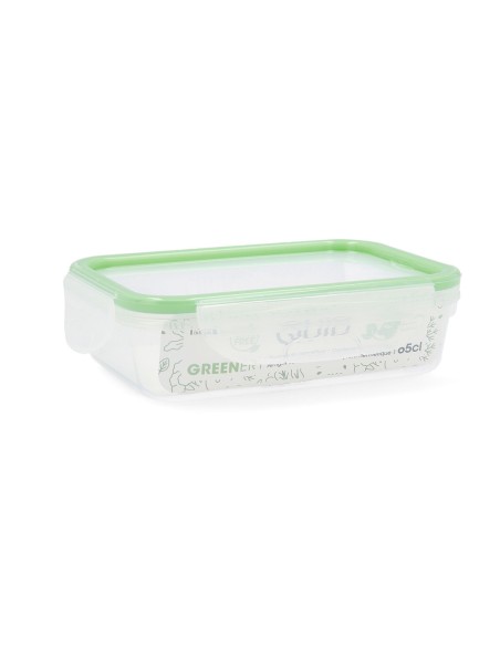 Lunch box Quid Greenery 650 ml (Pack 4x) | Tienda24 Tienda24.eu