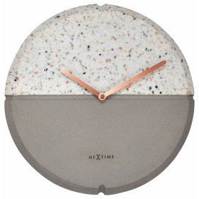 Wall Clock Grey Crystal Iron 69,5 x 9 x 69,5 cm (3 Units) | Tienda24 - Global Online Shop Tienda24.eu