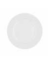 Flat plate Bidasoa Glacial Ceramic White (25 cm) (Pack 6x) | Tienda24 Tienda24.eu