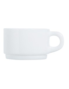 Tazza Luminarc Apilable Impilabile Bianco Vetro 280 ml (6 Unità) (Pack 6x) da Luminarc, Tazze - Ref: S2705139, Precio: €21.16...