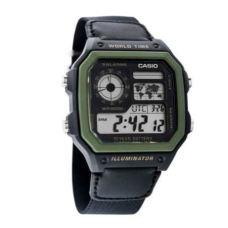 Relógio masculino Casio AE-1200WHB-1BV (Ø 45 mm) de Casio, Relógios com braselete - Ref: S0379127, Preço: 43,16 €, Desconto: %