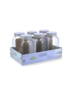 Distributeur de Liquides pour le Voyage 4 sur 1 IDC Institute Transparent Plastique 4 Pièces Lot | Tienda24 Tienda24.eu