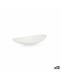 Plato Hondo Quid Select Ovalado Blanco Plástico 18 x 10,5 x 3 cm (12 Unidades) | Tienda24 Tienda24.eu