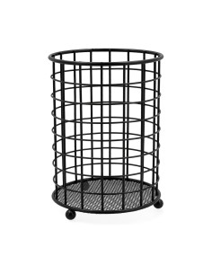 Organizador para Cubiertos Negro Metal 26 x 4,7 x 35,5 cm (6 Unidades) | Tienda24 Tienda24.eu