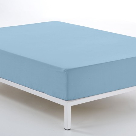 Drap housse Alexandra House Living Bleu Celeste 150 x 200 cm de Alexandra House Living, Draps et taies d'oreiller - Réf : D16...