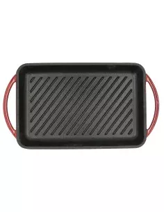 Grill pan Quttin Infinity Red 28,5 x 47 x 6 cm (6 Units) | Tienda24 Tienda24.eu