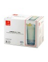 Set de Vasos Bormioli Rocco America'20s Azul 6 Unidades Vidrio (400 ml) | Tienda24 Tienda24.eu