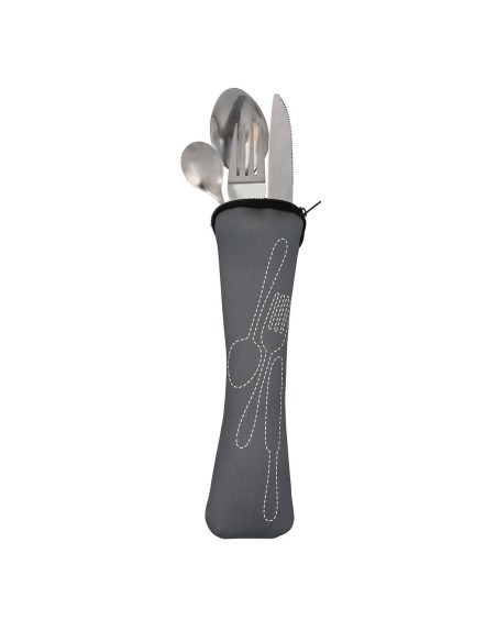 Set di Posate Quid Grigio 5 Pezzi Metallo da Quid, Set di posate - Ref: S2706346, Precio: €6.92, Descuento: %