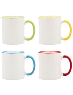 Conjunto de Chávenas de Café Versa Bicicleta 6 Unidades Porcelana | Tienda24 Tienda24.eu