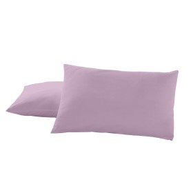 Taie d'oreiller Alexandra House Living Mauve 50 x 80 cm (2 Unités) de Alexandra House Living, Draps et taies d'oreiller - Réf...