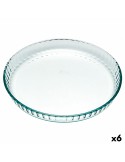 Oven Mould Pyrex Classic Circular Flat Transparent 25 x 25 x 4 cm (6 Units) | Tienda24 Tienda24.eu