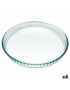 Oven Mould Pyrex Classic Circular Flat Transparent 25 x 25 x 4 cm (6 Units) | Tienda24 Tienda24.eu