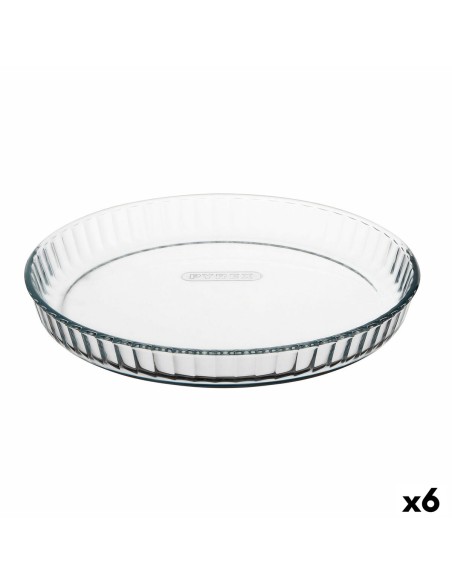 Moule pour four Pyrex Classic Vidrio Rond Plat 27,7 x 27,7 x 3,5 cm Transparent (6 Unités) | Tienda24 Tienda24.eu