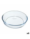 Molde para Horno Pyrex Classic Vidrio Redondo Transparente 6 Unidades 26 x 26 x 6 cm | Tienda24 Tienda24.eu