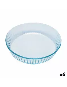 Moule pour four Ô Cuisine Rond 23 x 23 x 6 cm Transparent (6 Unités) | Tienda24 Tienda24.eu