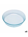 Moule pour four Pyrex Classic Rond Transparent 27 x 27 x 6 cm (6 Unités) | Tienda24 Tienda24.eu