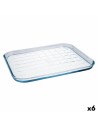 Stampo da Forno Pyrex Classic Vidrio Piano Trasparente Vetro 33 x 27 x 2 cm (6 Unità) da Pyrex, Stampi per torte e pan di spa...