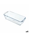 Stampo da Forno Pyrex Classic Vidrio Rettangolare Trasparente Vetro 28 x 11 x 8 cm (4 Unità) da Pyrex, Teglie per pane - Ref:...