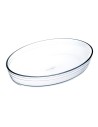 Fuente para Horno Ô Cuisine Ocuisine Vidrio Ovalada Transparente Vidrio 35 x 25 x 7 cm (6 Unidades) | Tienda24 Tienda24.eu