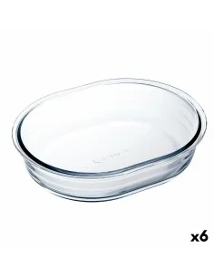 Molde para Horno Pyrex Classic Redondo Plano Transparente 25 x 25 x 4 cm (6 Unidades) | Tienda24 Tienda24.eu