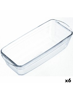 Oven Mould Ô Cuisine Rectangular 29 x 12 x 8 cm Transparent (6 Units) by Ô Cuisine, Bread & Loaf Tins - Ref: S2706881, Price:...