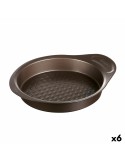 Molde para o Forno Pyrex Asimetria Redondo Preto Ø 26 cm (6 Unidades) | Tienda24 Tienda24.eu