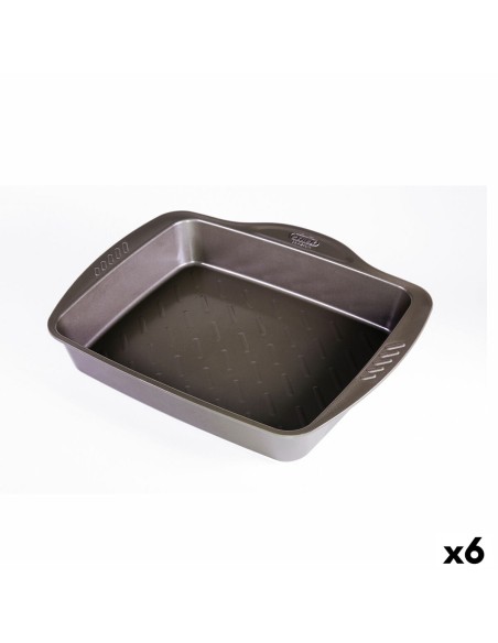 Oven Dish Pyrex Asimetria Rectangular Metal 6 Units 40 x 31 cm | Tienda24 Tienda24.eu