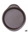 Oven Mould Pyrex Asimetria Circular Black 25 cm (6 Units) | Tienda24 Tienda24.eu