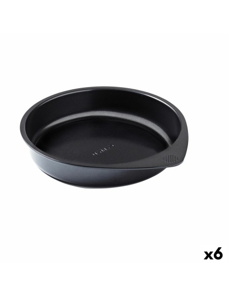 Oven Mould Pyrex Magic Circular Black Ø 26 cm (6 Units) | Tienda24 Tienda24.eu