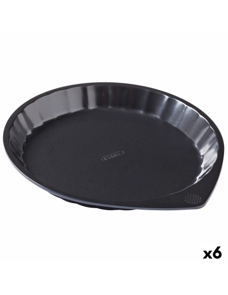 Molde para Horno Pyrex Magic Redondo Negro Plano Ø 30 cm (6 Unidades) | Tienda24 Tienda24.eu