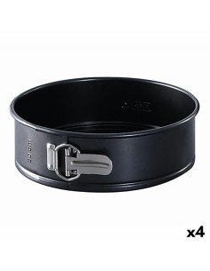 Backform Pyrex Magic Schwarz Eben Metall 33 x 25 cm (6 Stück) | Tienda24 Tienda24.eu