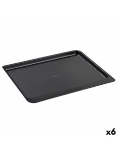 Backform Pyrex Asimetria karriert Schwarz Metall 24 x 24 cm (6 Stück) | Tienda24 Tienda24.eu