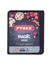 Backform Pyrex Magic Schwarz Eben Metall 33 x 25 cm (6 Stück) | Tienda24 Tienda24.eu