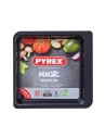 Backform Pyrex Magic karriert rechteckig Schwarz Metall 24 x 24 cm (6 Stück) | Tienda24 Tienda24.eu