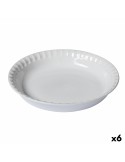 Moule pour four Pyrex Supreme Rond 25,5 x 25,5 x 4 cm Blanc (6 Unités) | Tienda24 Tienda24.eu