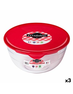 Boîte à lunch hermétique Masterpro Foodies polypropylène Carré 1 L 17,6 x 10,8 x 10 cm Blanc Transparent | Tienda24 Tienda24.eu