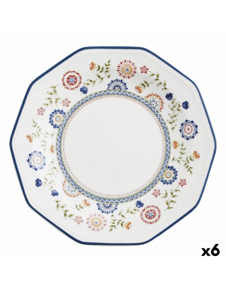 Prato de Sobremesa Churchill Bengal Cerâmica servies (Ø 20,5 cm) (6 Unidades) | Tienda24 Tienda24.eu