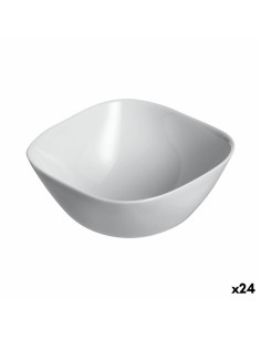 Coupe à fruits Versa Carré Gris 22,5 x 10 x 22,5 cm Métal Bois Acier | Tienda24 Tienda24.eu