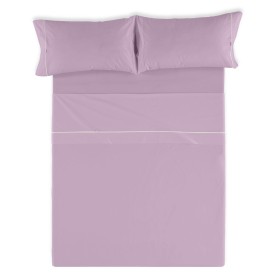 Jeu de draps Alexandra House Living Mauve Lit king size de Alexandra House Living, Draps et taies d'oreiller - Réf : D1601495...