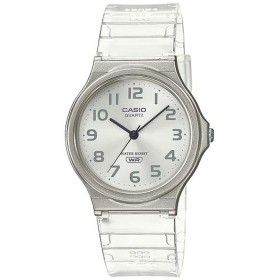 Montre Unisexe Casio Blanc de Casio, Montres bracelet - Réf : S0380355, Prix : 19,46 €, Remise : %