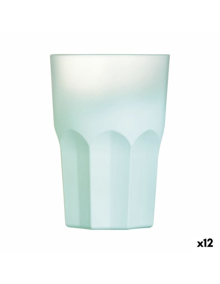 Glass Luminarc Summer Pop Turquoise Glass 12 Units 400 ml | Tienda24 Tienda24.eu